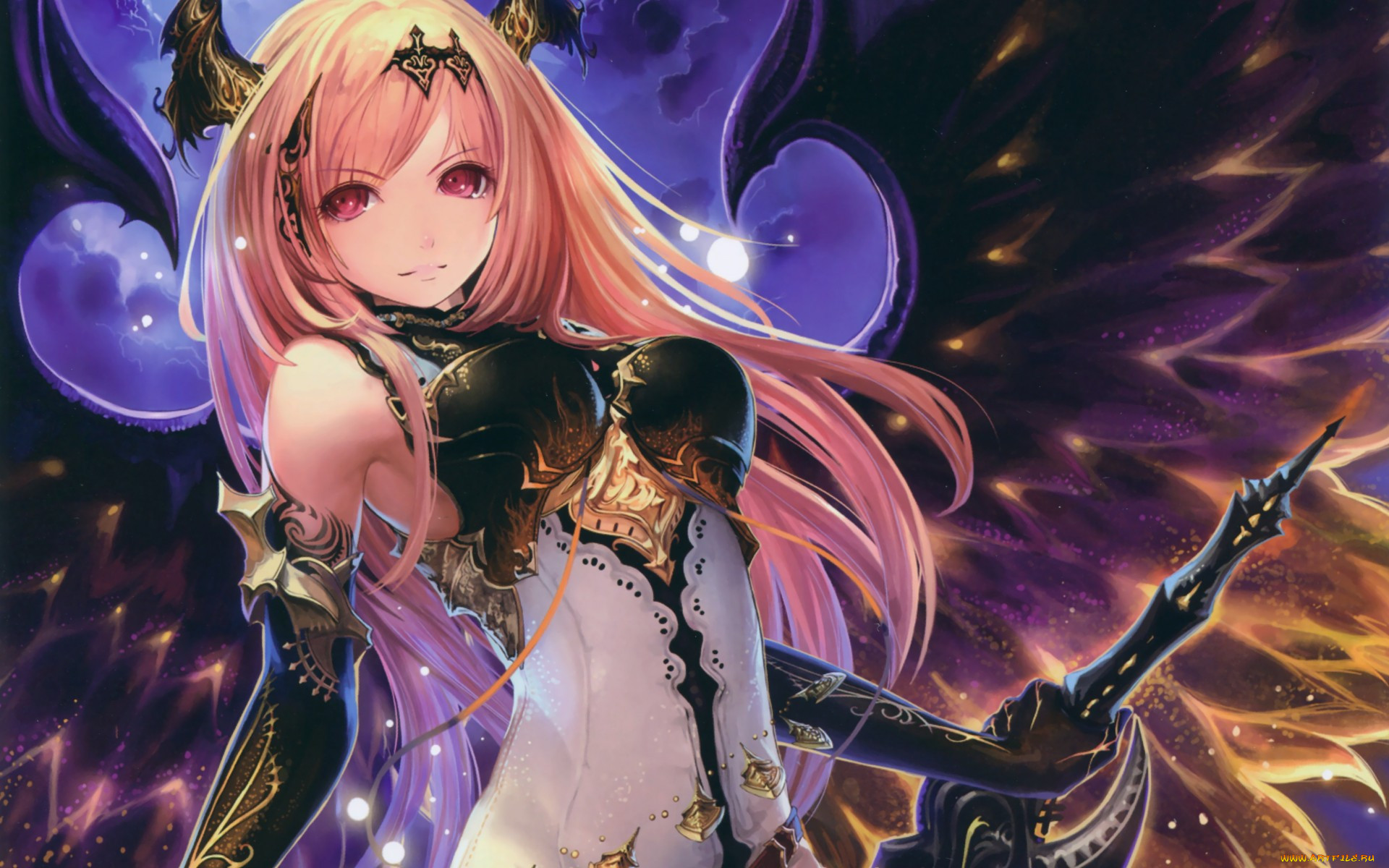 , ,  , , , shingeki, no, bahamut, bimo, tachikawa, mushimaro, dark, angel, olivia